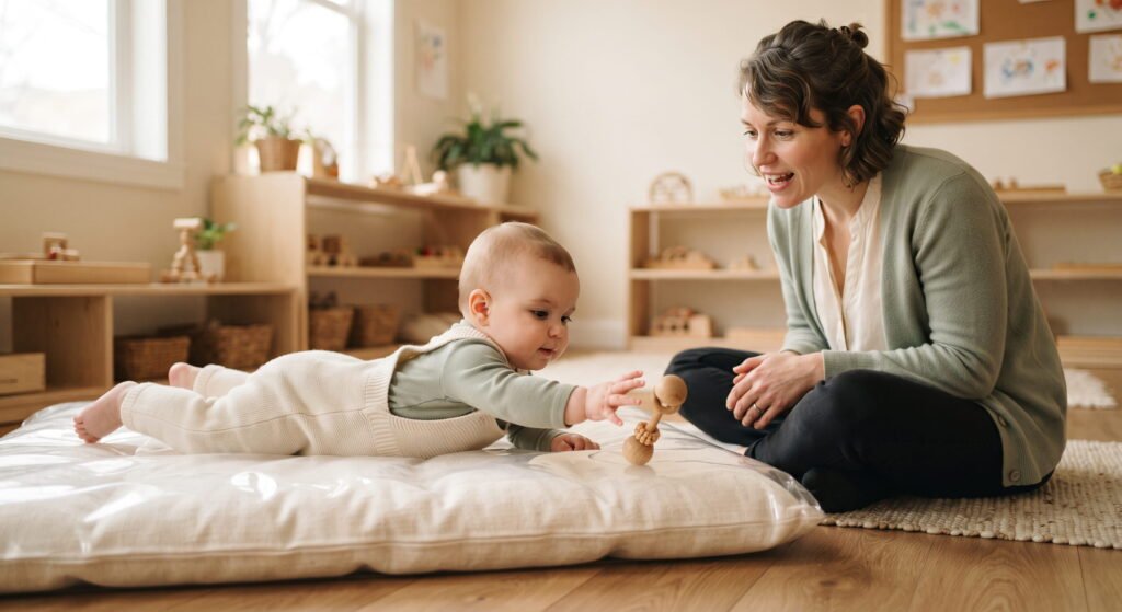 A Typical Day in Childcare for a Child Under Two